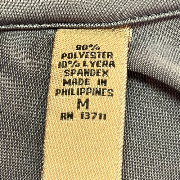 i.e. relaxed Womens Grey/Black Piping Full Zippered Hooded Track Jacket Medium - Picture 7 of 8